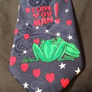 VINTAGE BUDWEISER TIE  I LOVE ❤️ YOU MAN.